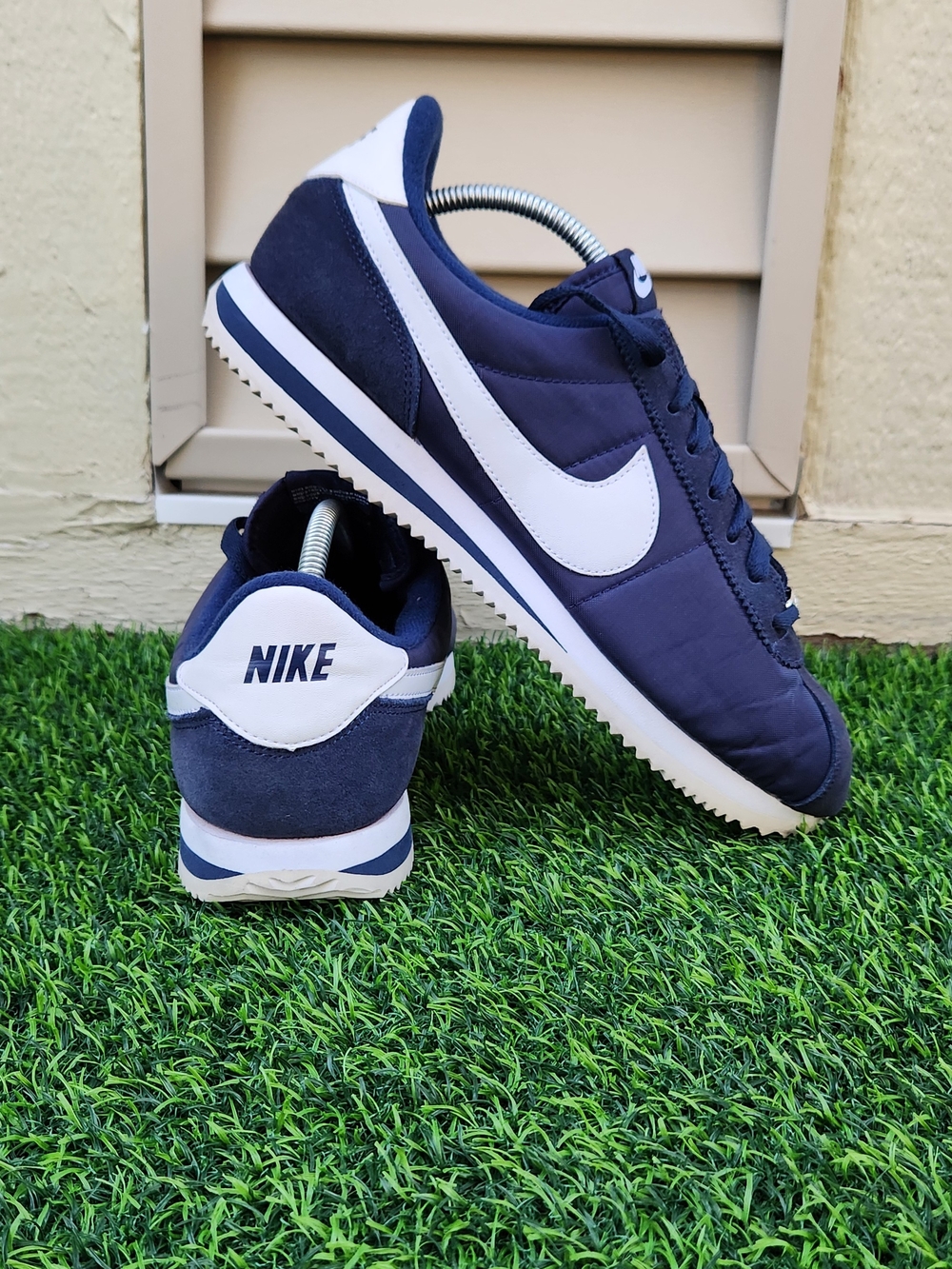 Nike Cortez Nylon Obsidian Sneakers Blue Rare Size 11 819720-411
